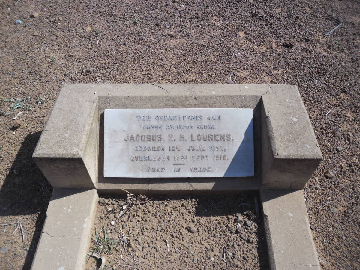 LOURENS Jacobus H.H. 1852-1915