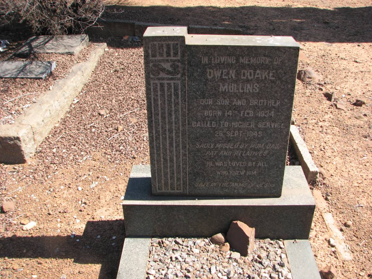 MULLINS Owen Doake 1934-1945