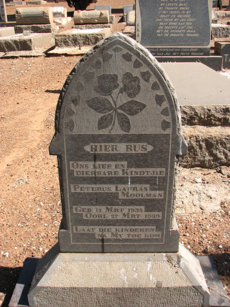 MOOLMAN Peterus Lafras 1938-1939