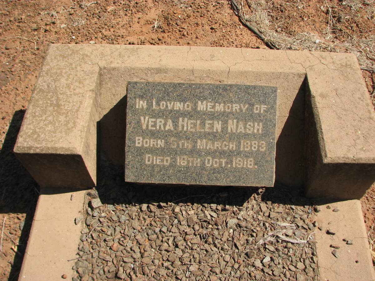 NASH Vera Helen 1883-1918