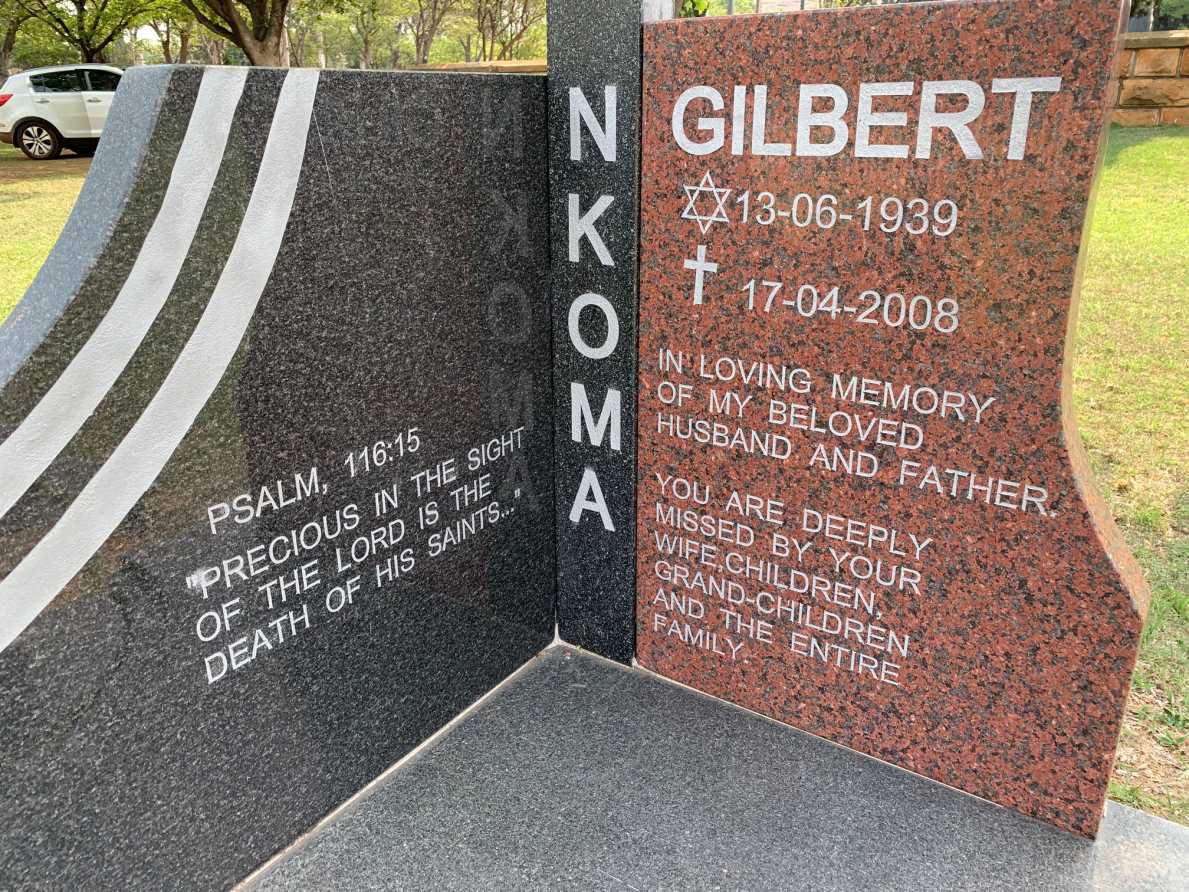 NKOMA Gilbert 1939-2008