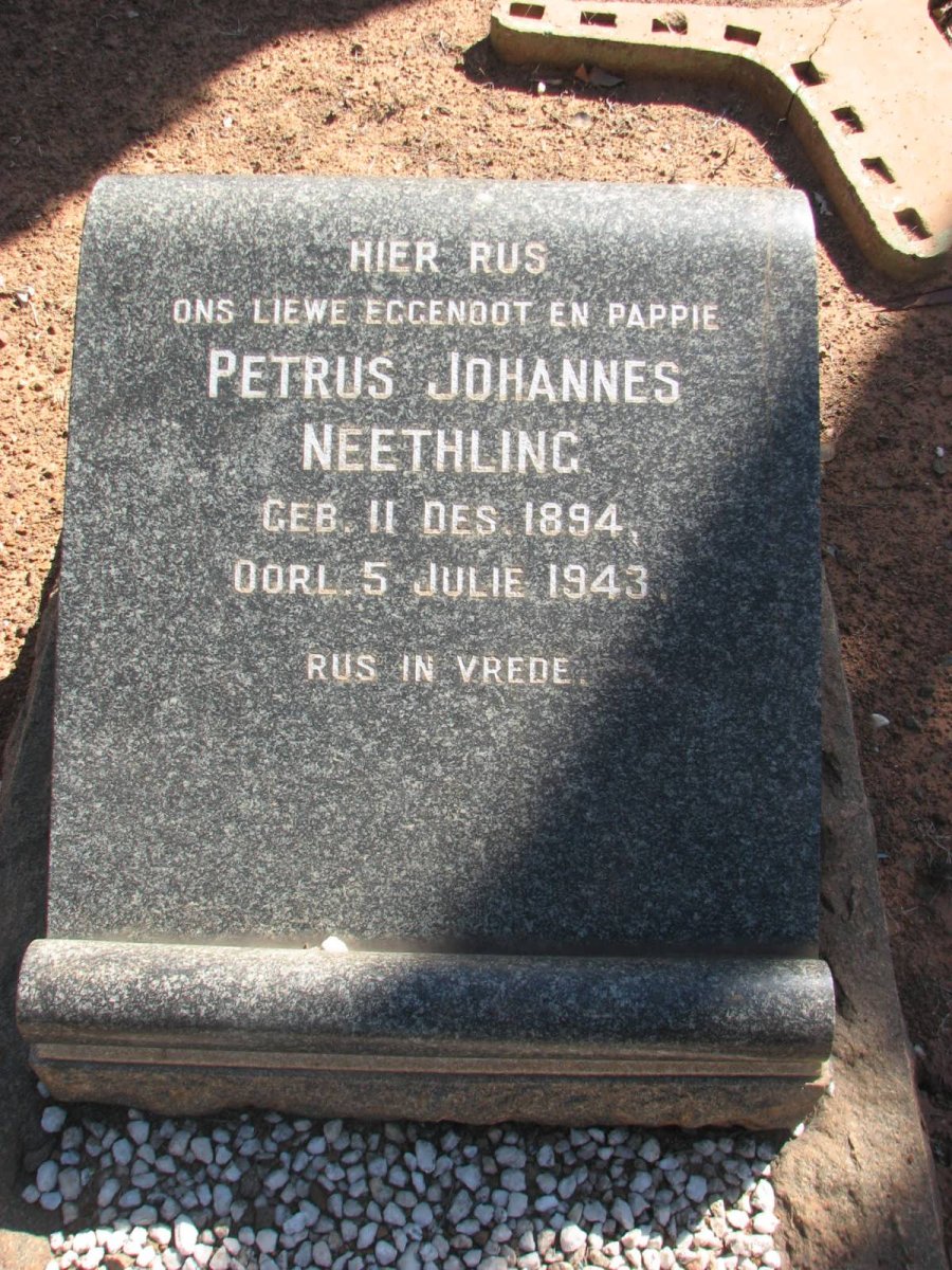 NEETHLING Petrus Johannes 1894-1943