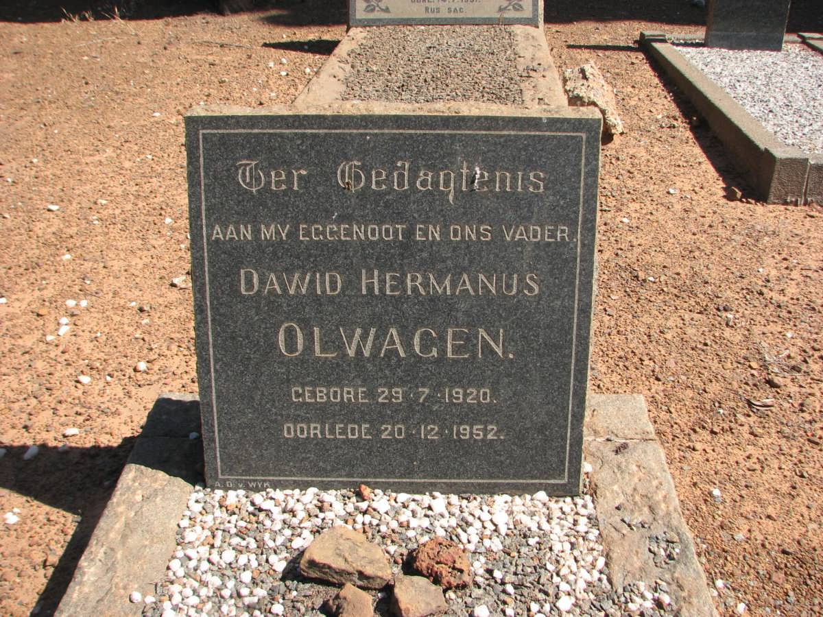 OLWAGEN Dawid Hermanus 1920-1952