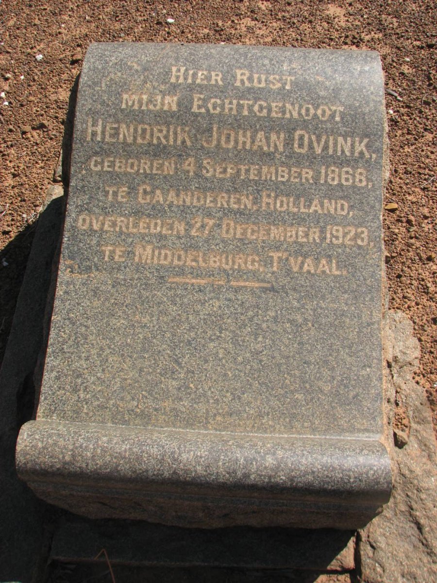 OVINK Hendrik Johan 1868-1923