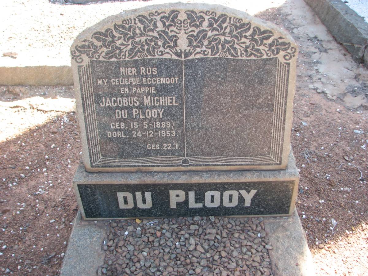 PLOOY Jacobus Michiel, du 1889-1953
