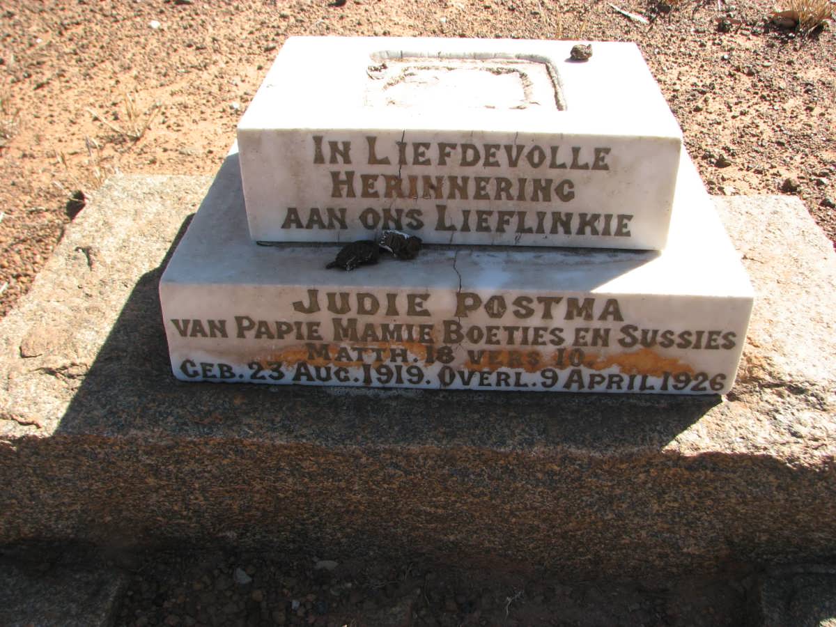 POSTMA Judie 1919-1926