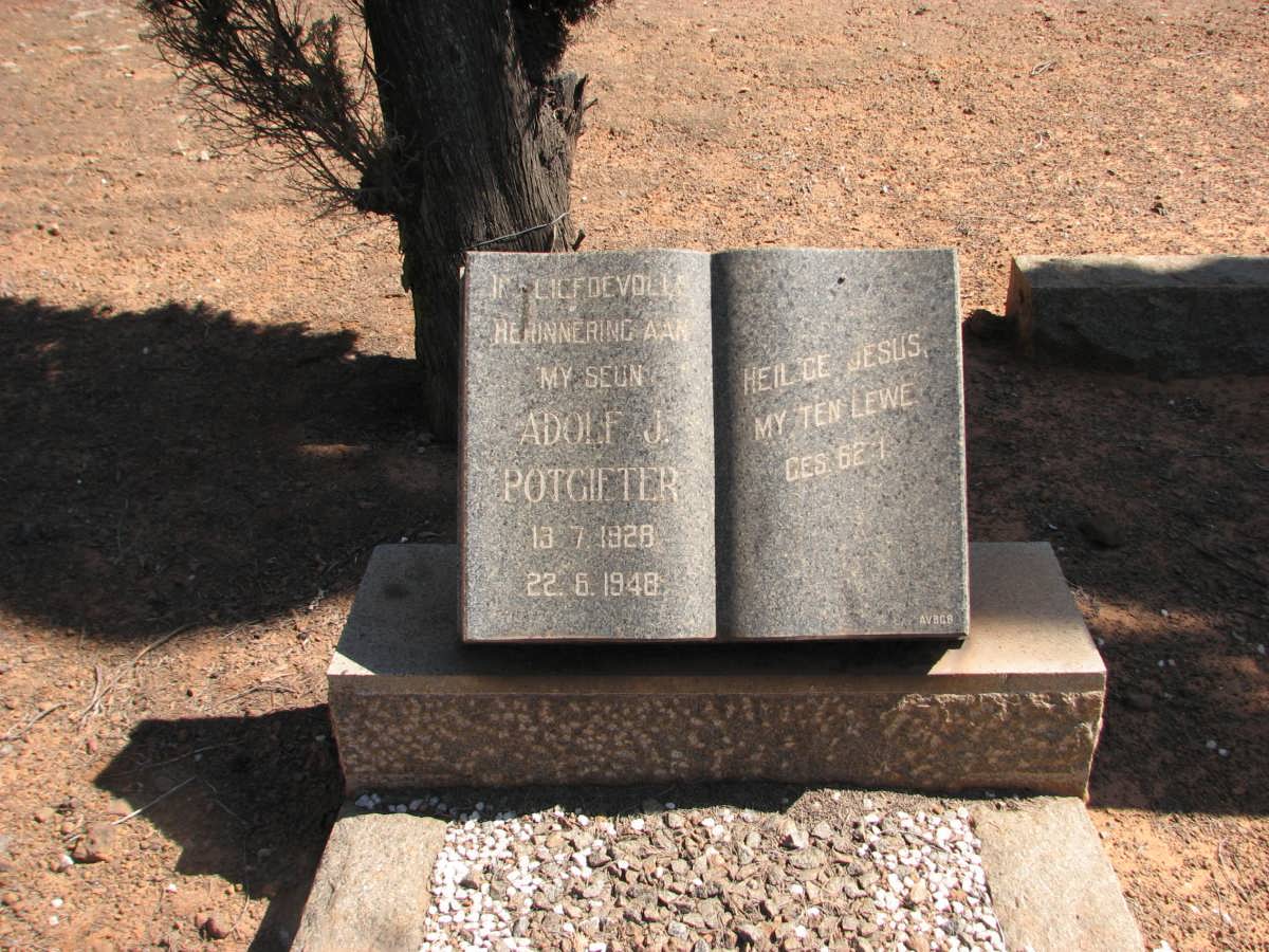 POTGIETER Adolf J. 1928-1948