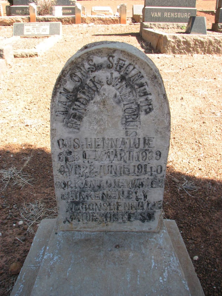 PRETORIUS Hendrik J. 1939-1940