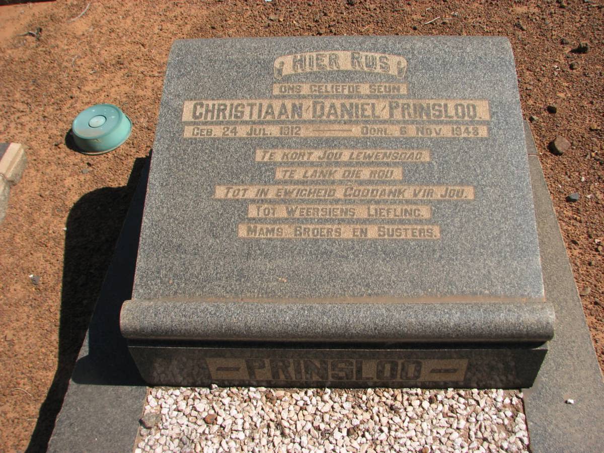 PRINSLOO Christiaan Daniel 1912-1948