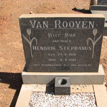ROOYEN Hendrik Stephanus, van 1913-1961
