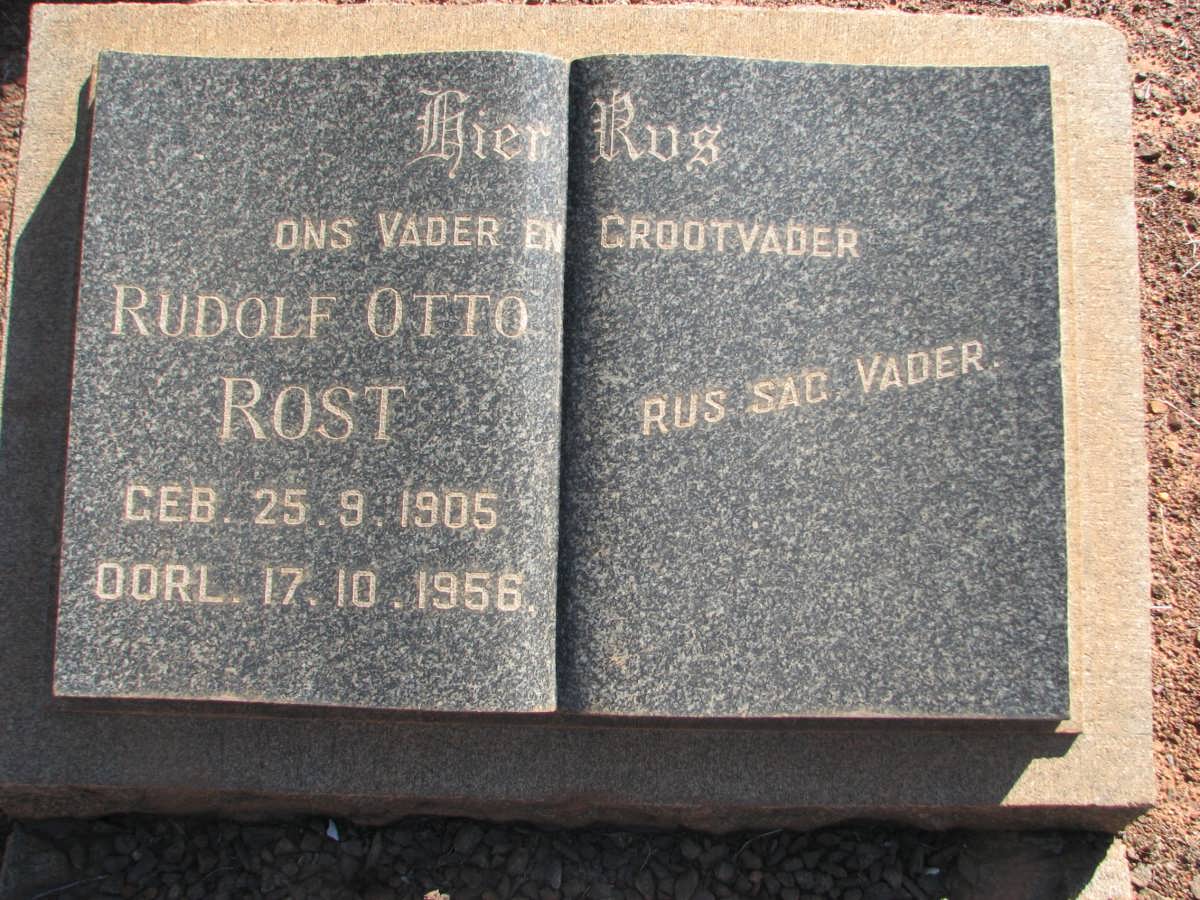 ROST Rudolf Otto 1905-1956