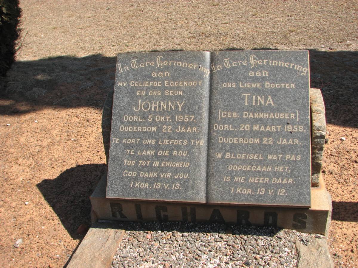 RICHARDS Johnny -1957 &amp; Tina DANNHAUSER -1958