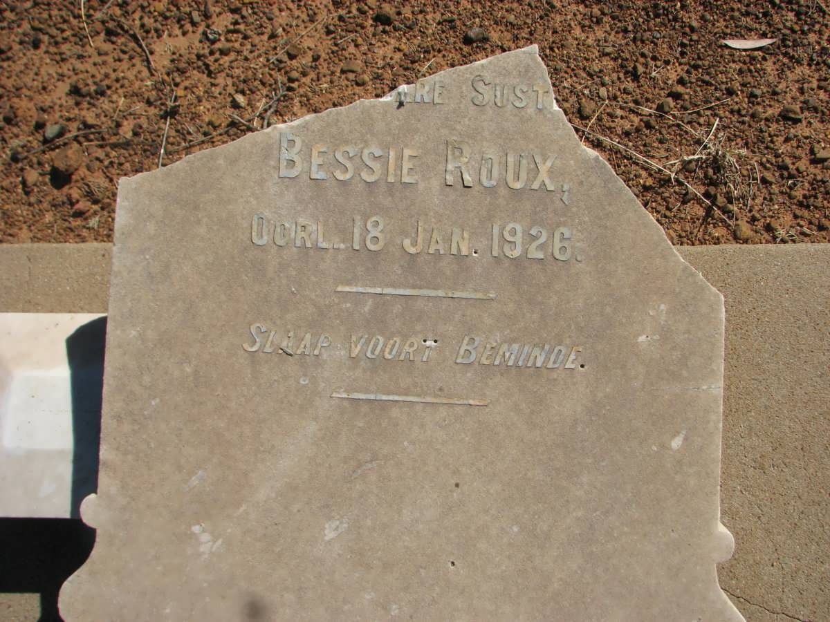 ROUX Bessie -1926