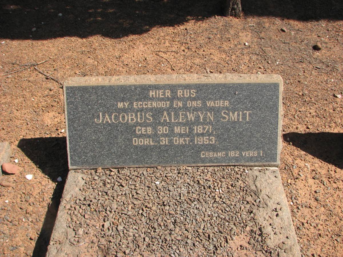 SMIT Jacobus Alewyn 1871-1953