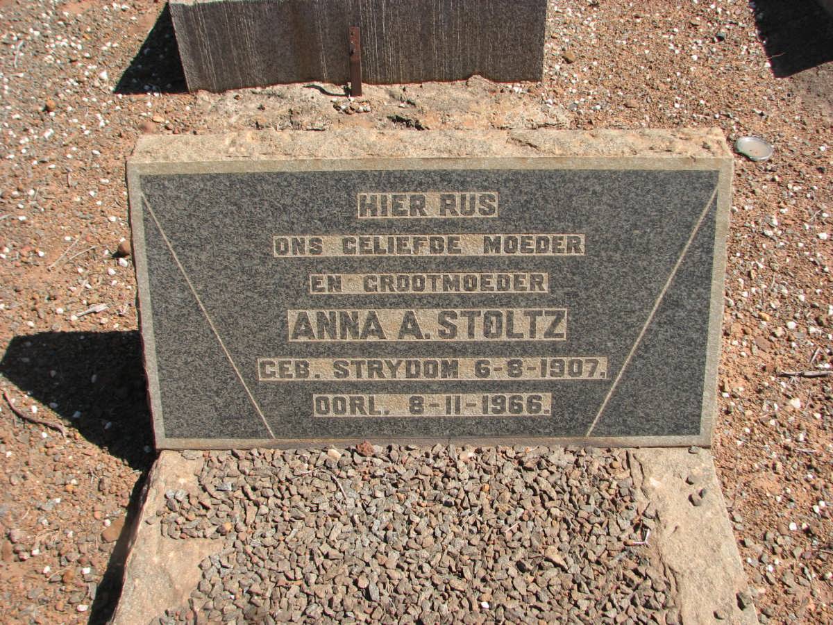 STOLTZ Anna A. nee STRYDOM 1907-1966