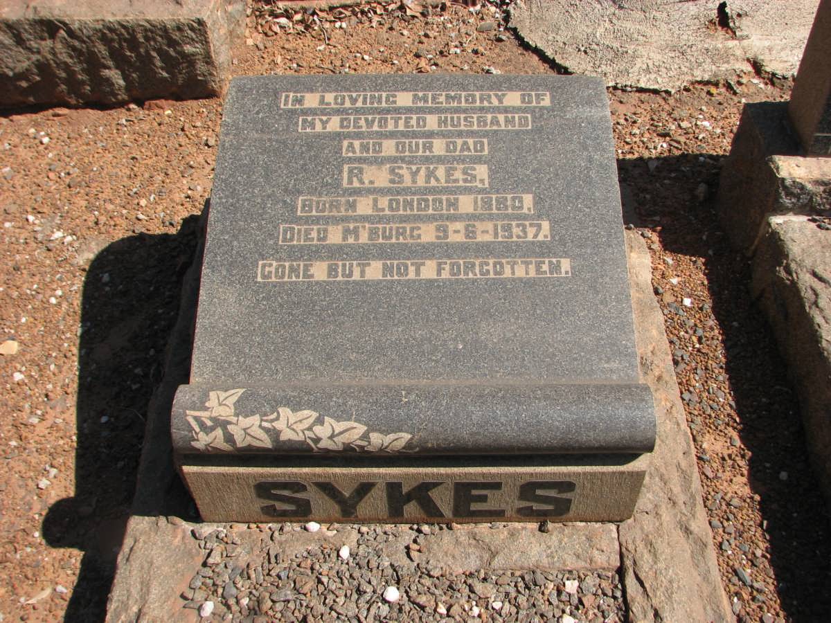 SYKES R. 1880-1937