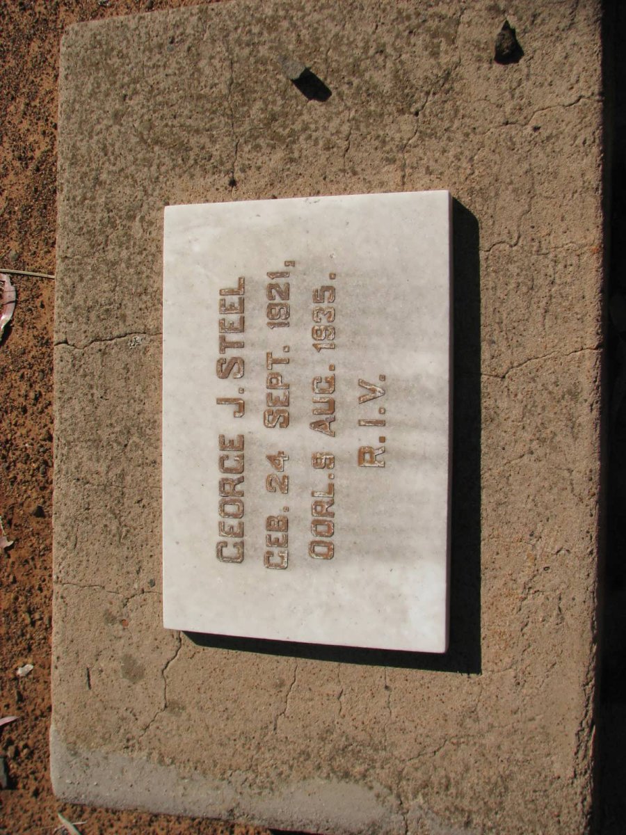 STEEL George J. 1921-1935