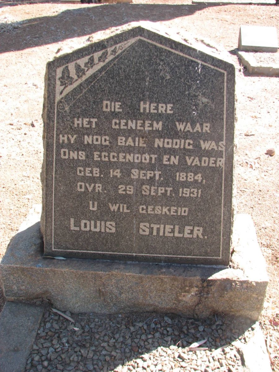 STIELER Louis 1884-1931