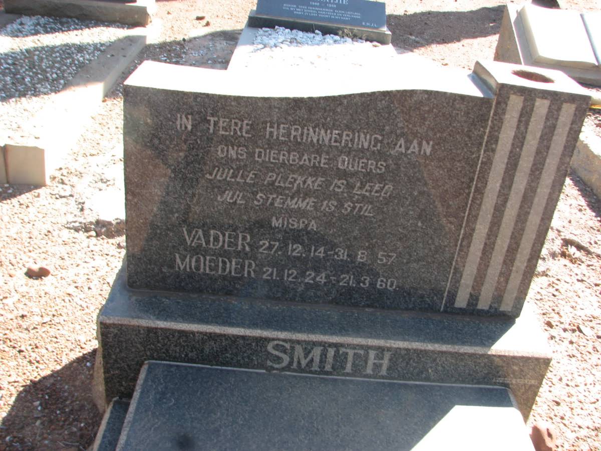 SMITH ? 1914-1957 &amp; ? 1924-1960