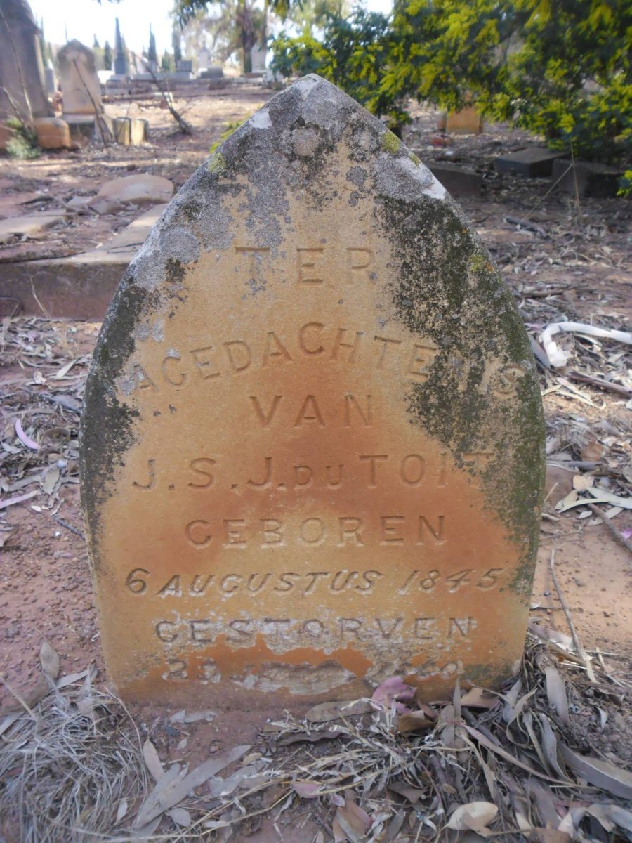 TOIT J.S.J., du 1845-