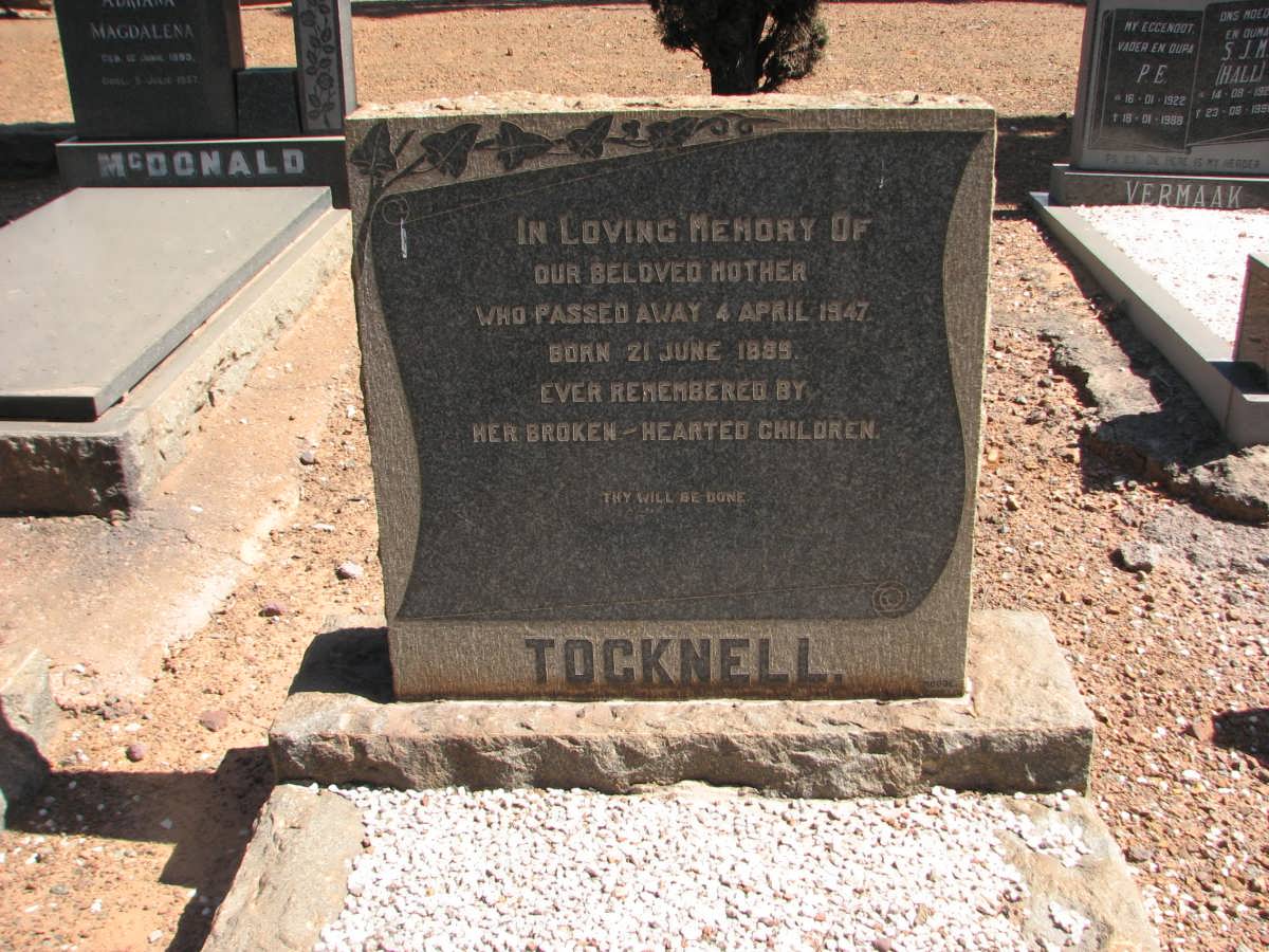 TOCKNELL 18?5-1947