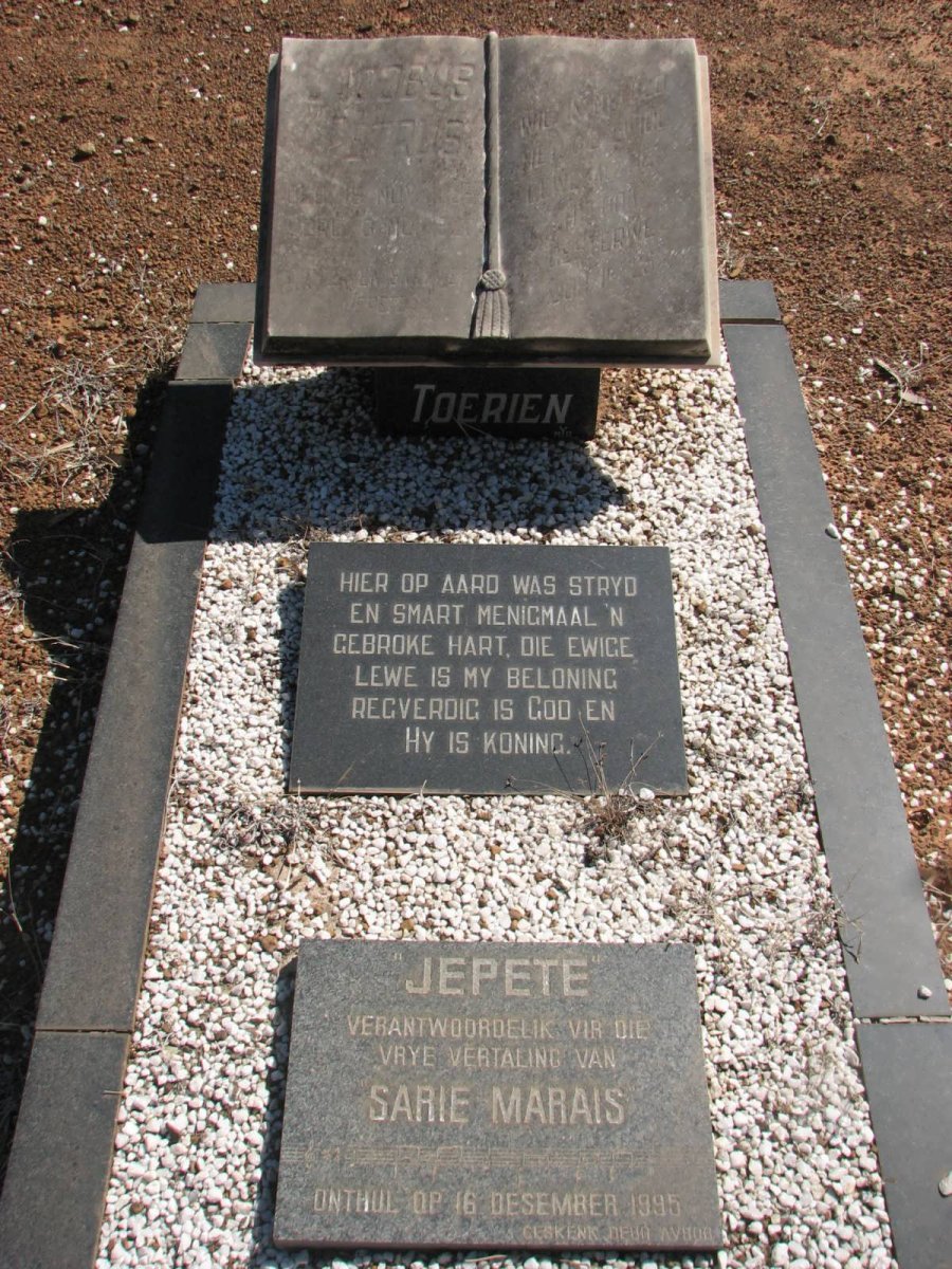 TOERIEN Jacobus Petrus 1859-1920