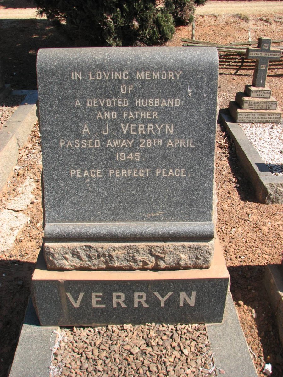 VERRYN A.J. -1945