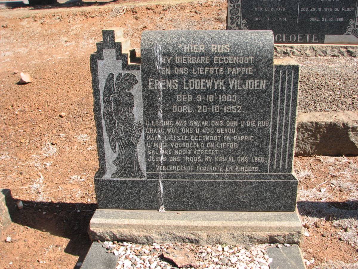 VILJOEN Erens Lodewyk 1903-1952