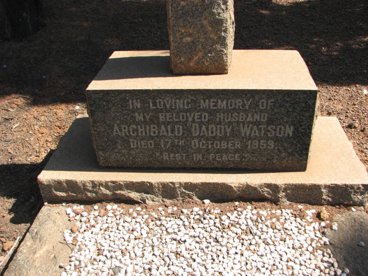 WATSON Archibald -1959