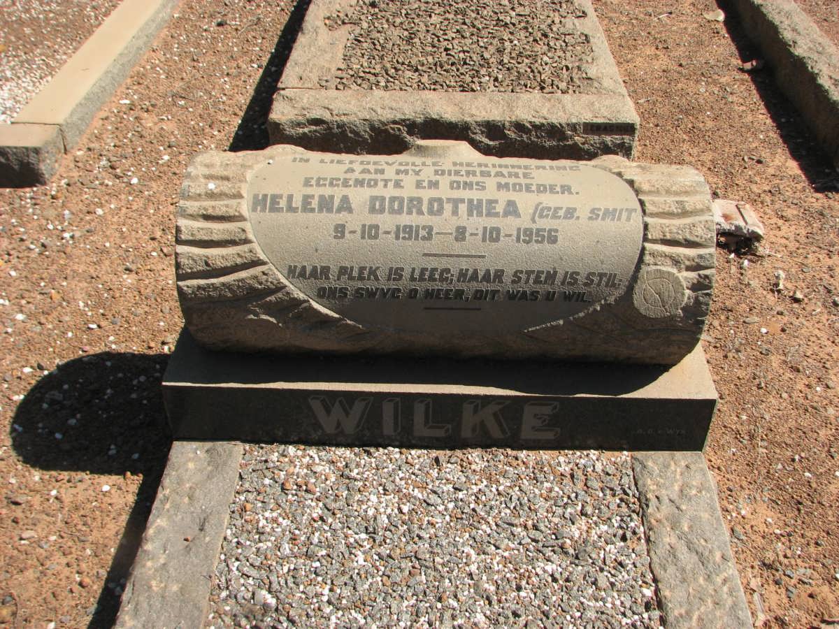 WILKE Helena Dorothea nee SMIT 1913-1956