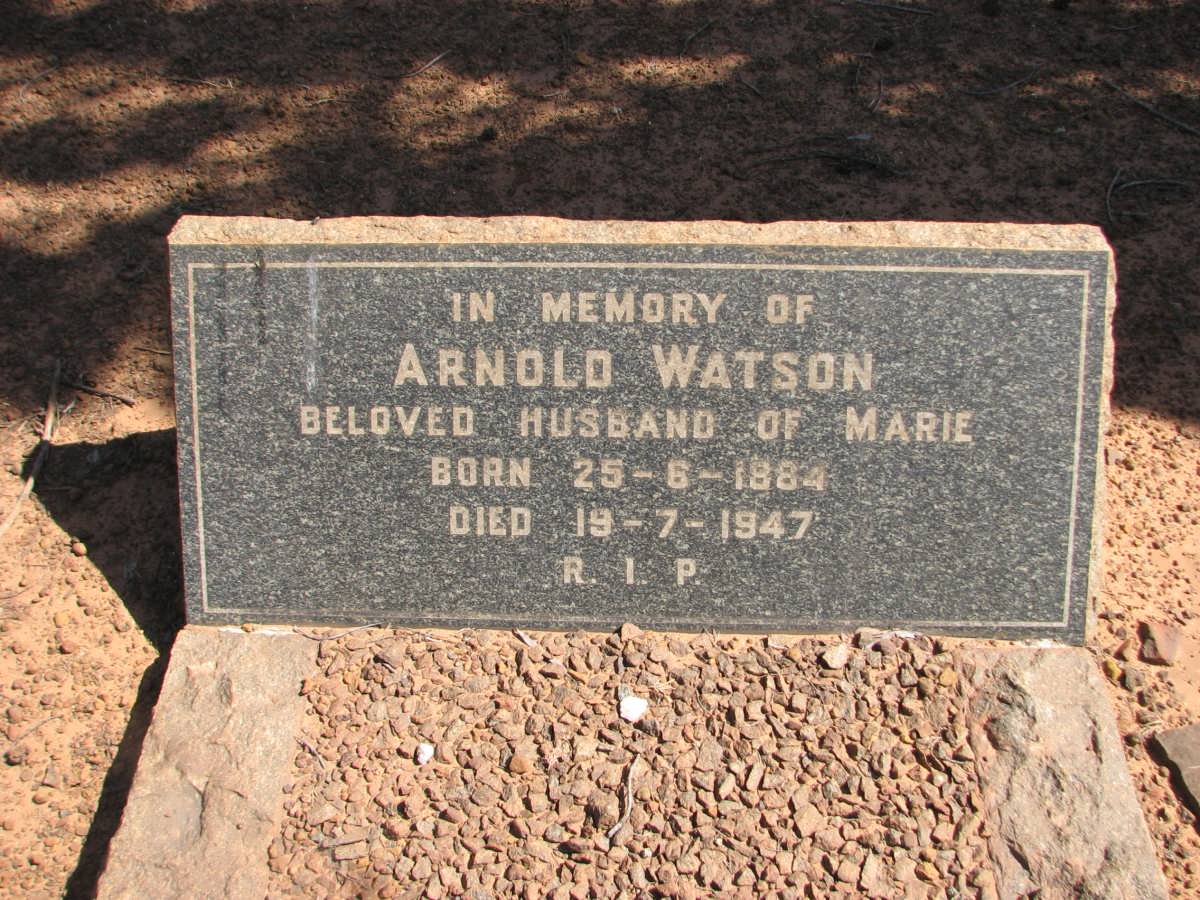 WATSON Arnold 1884-1947