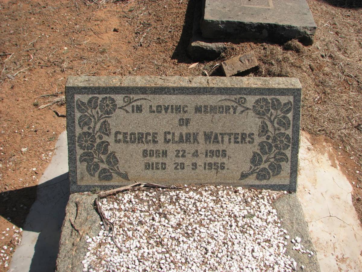WATTERS George Clark 1905-1956