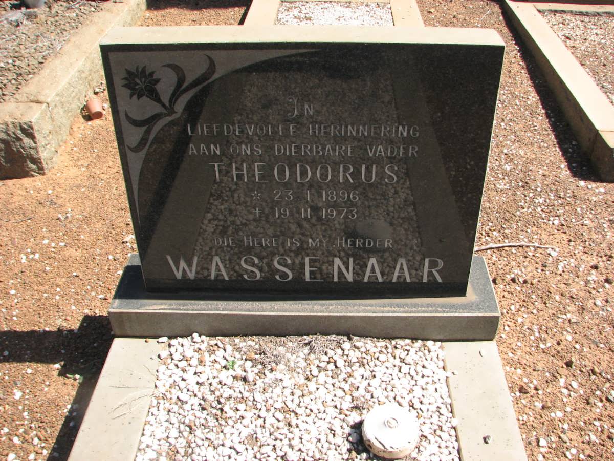 WASSENAAR Theodorus 1896-1973