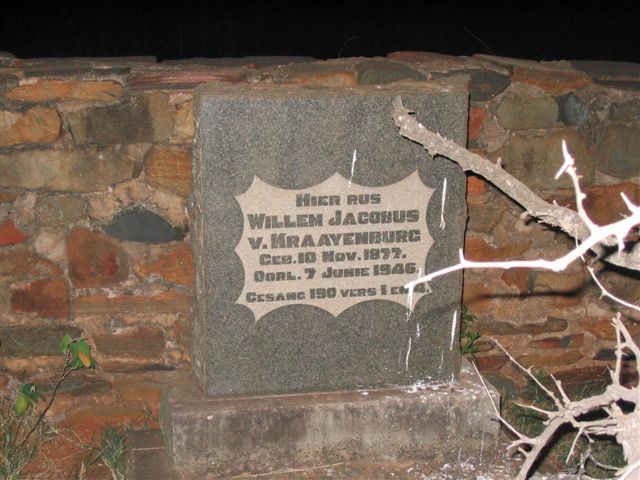 KRAAYENBURG Willem Jacobus, v. 1877-1946