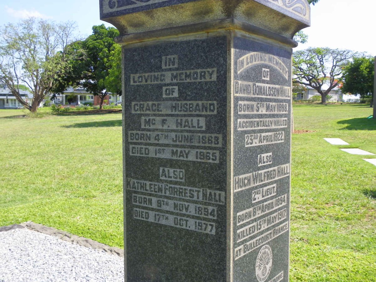 HALL Grace Husband McFarlane Donaldson 1868-1965 :: HALL Kathleen Forrest 1894-1977