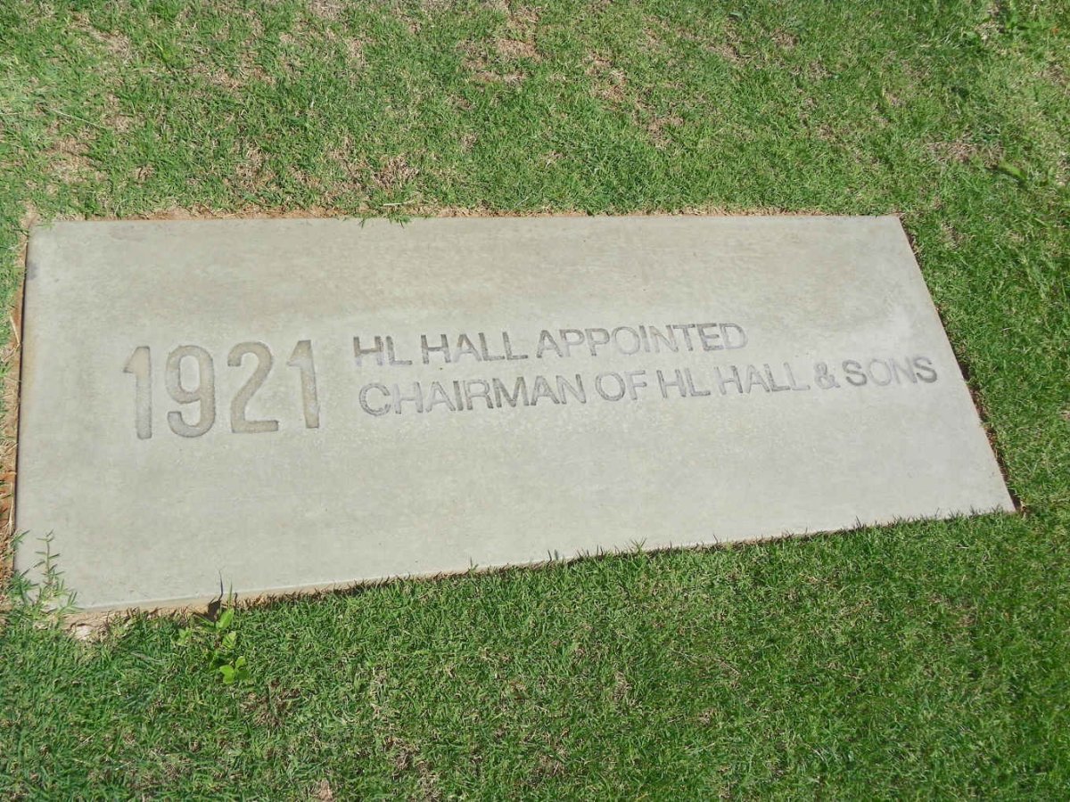 12. H.L. HALL appointed Chairman of HL HALL &amp; Sons 1921