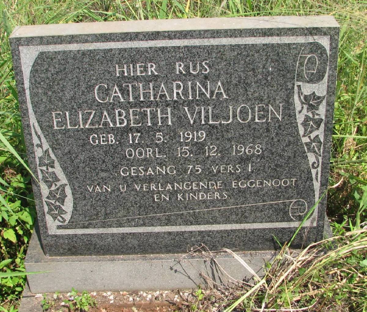 VILJOEN Catharina Elizabeth 1919-1968