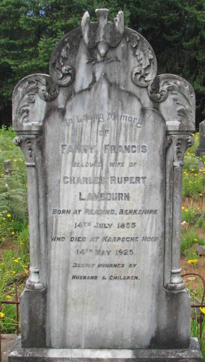 LAMBOURN Fanny Francis 1855-1925