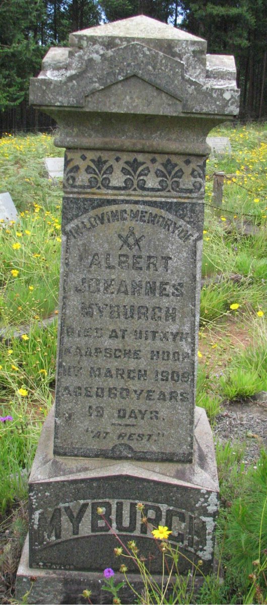 MYBURGH Albert Johannes -1909