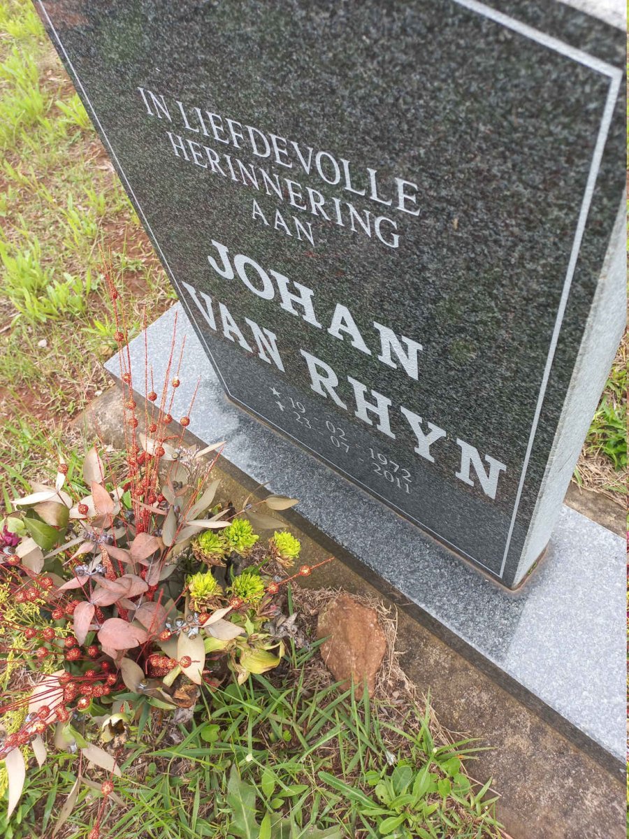 RHYN Johan, van 1972-2011