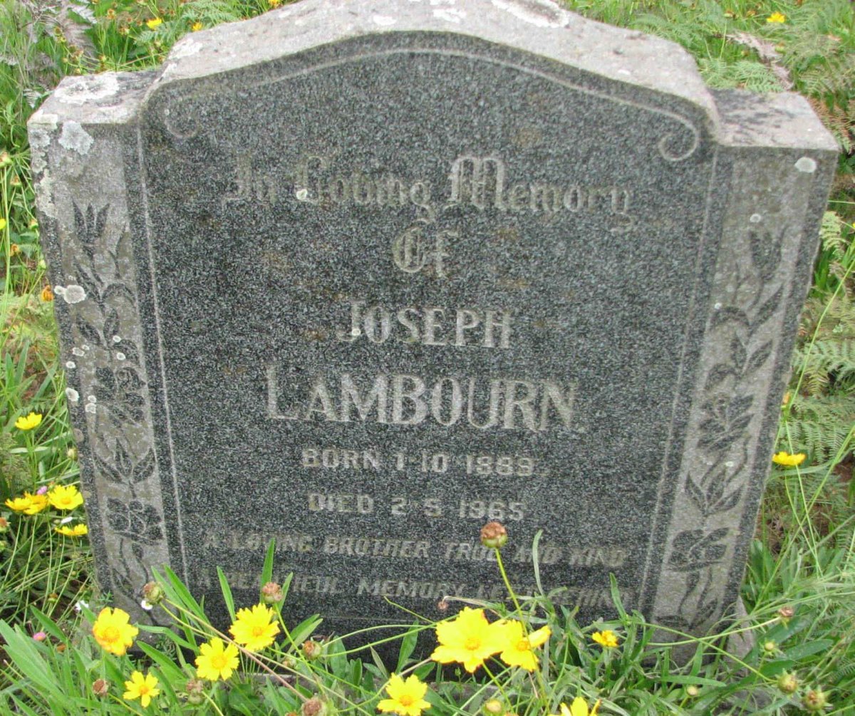 LAMBOURN Joseph 1889-1965