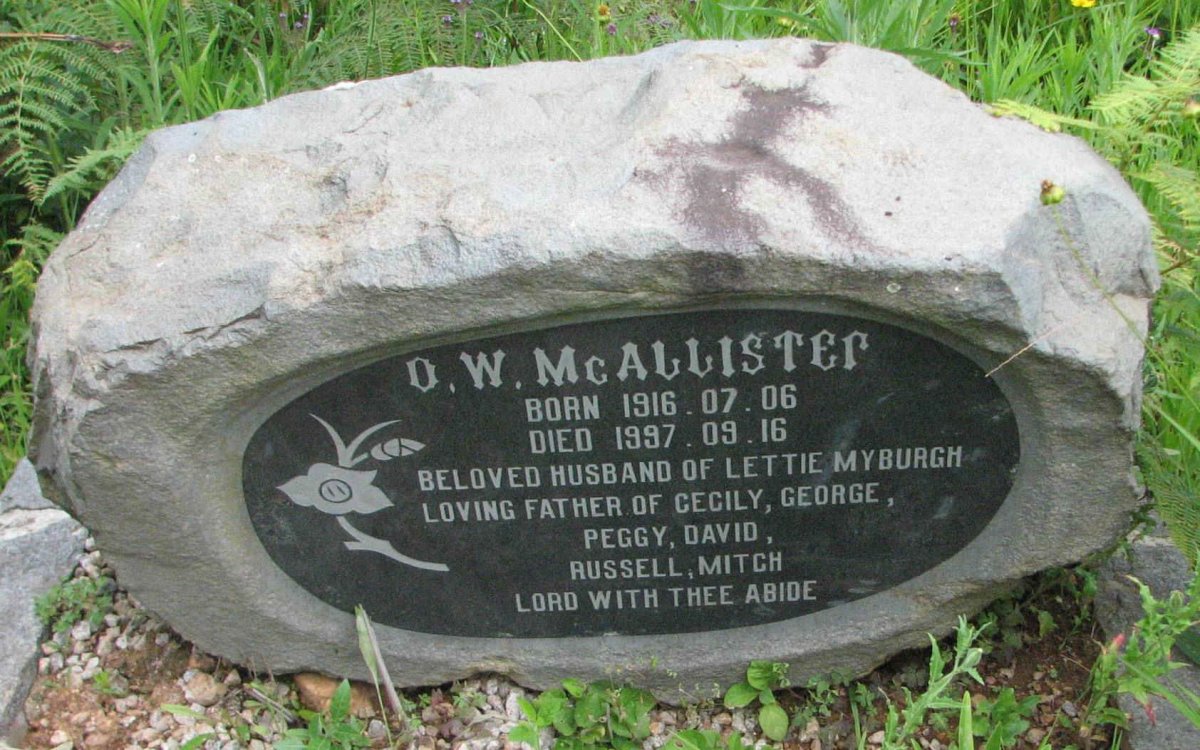 McALLISTER O.W. 1916-1997