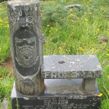 FRONEMAN Gerhard 1963-1980