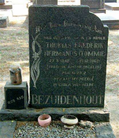 BEZUIDENHOUT Thomas Frederik Hermanus 1942-1962