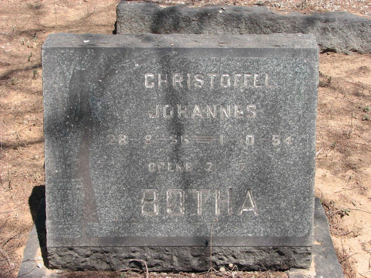 BOTHA Christoffel Johannes 1856-1954