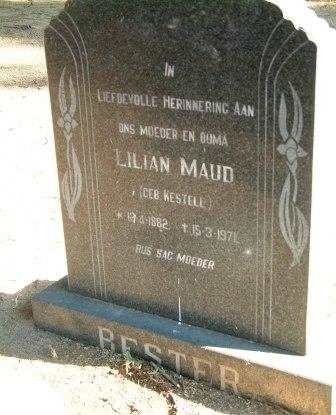 BESTER Lilian Maud nee KESTELL 1882 -1971