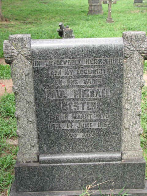 BESTER Paul Michael 1870-1952