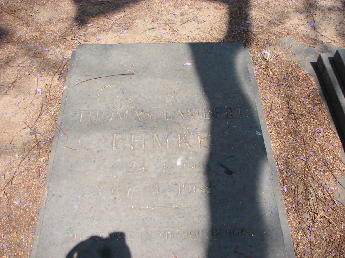 EHMKE Thomas Lambert 1915-1968