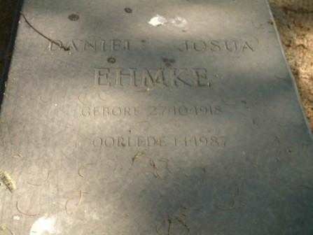 EHMKE Daniel Josua 1918-1987