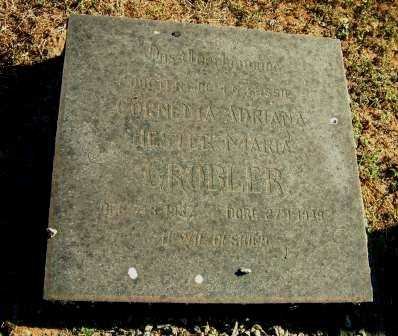 GROBLER Cornelia Adriana ? Maria 1929-??